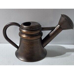 Vintage hammered Copper Brass Watering can